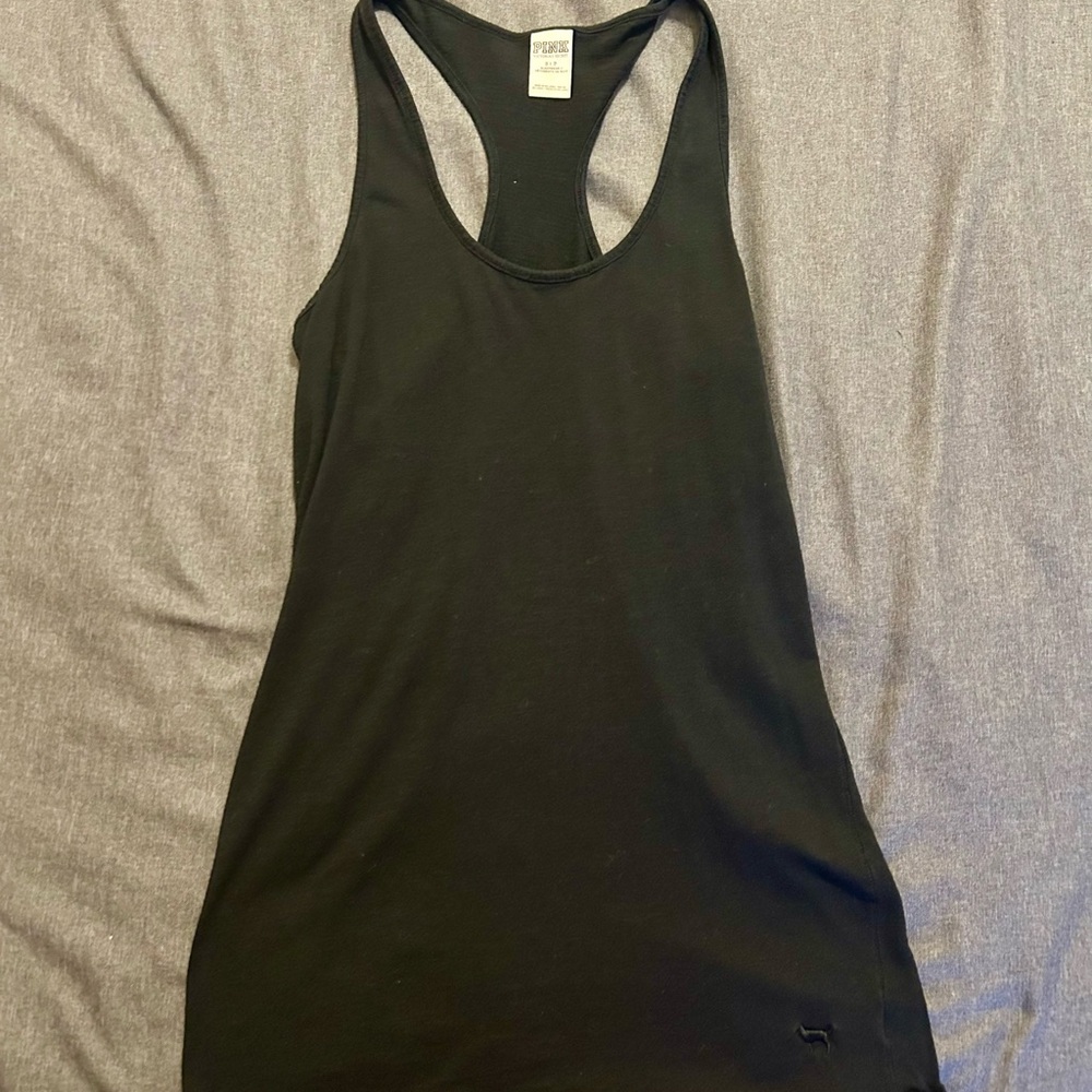 PINK Victoria's Secret Black Tank Top
